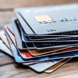 stack of credit cards