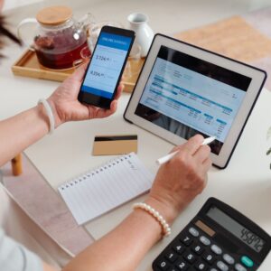 paying bills online