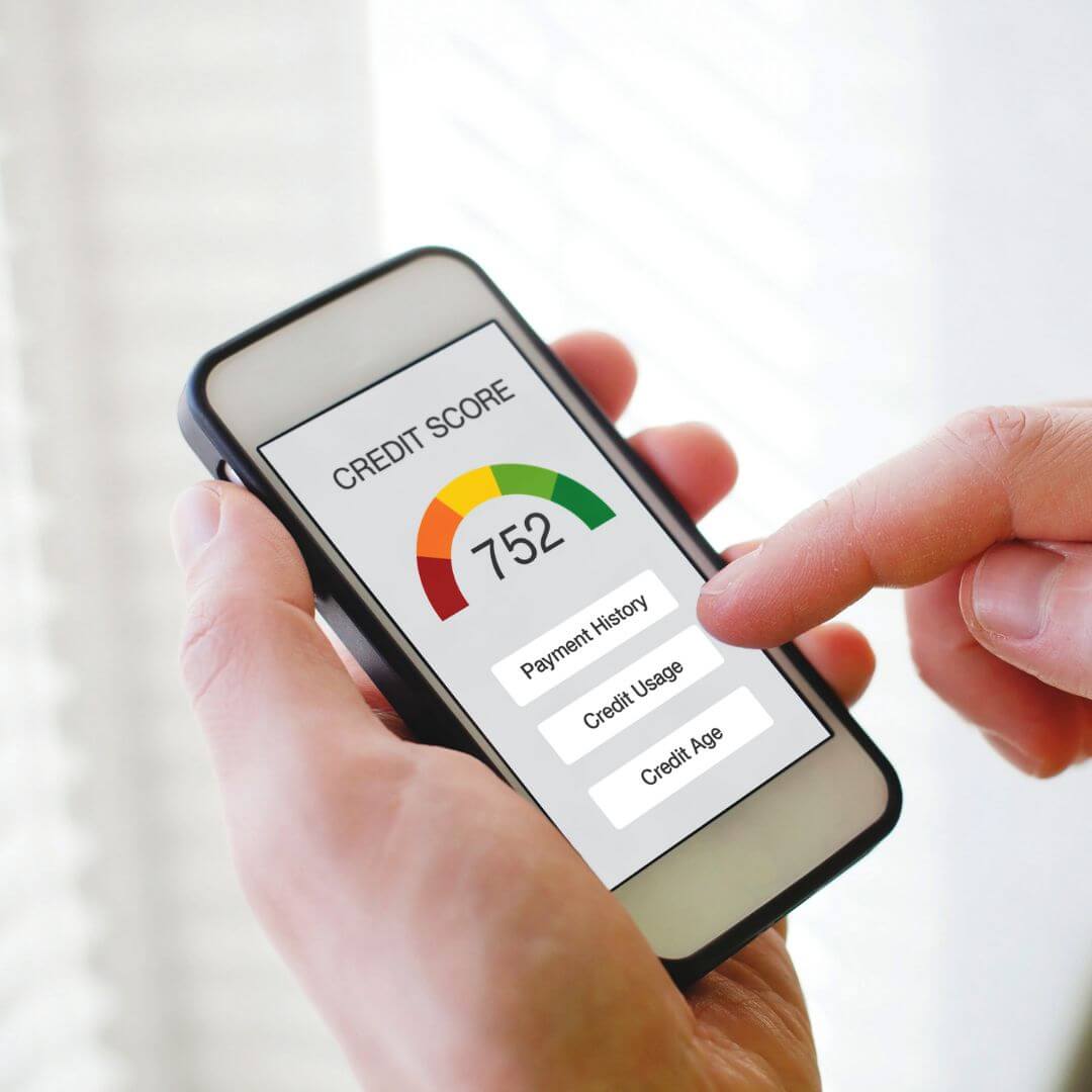 credit score app on phone