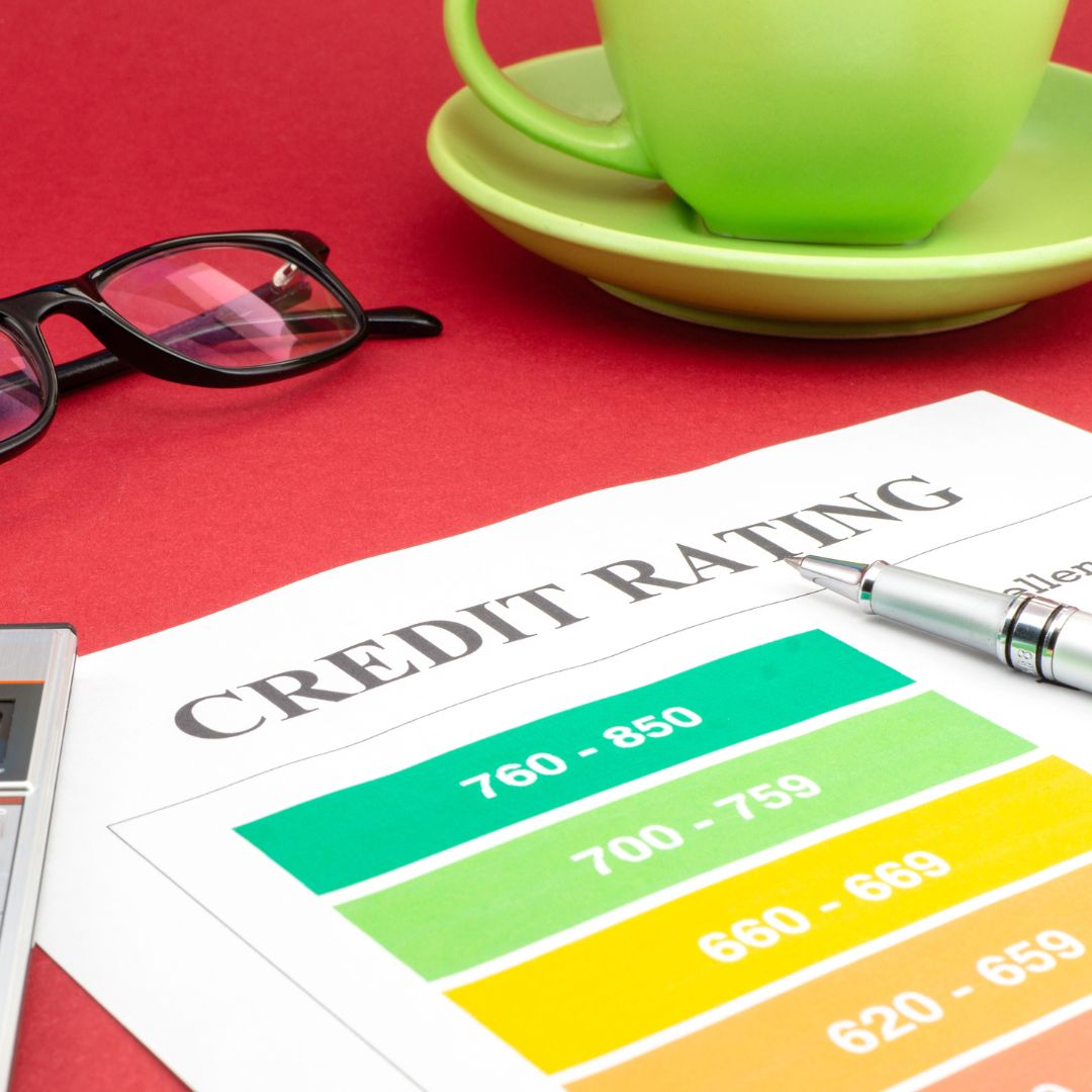 a list of credit score ratings
