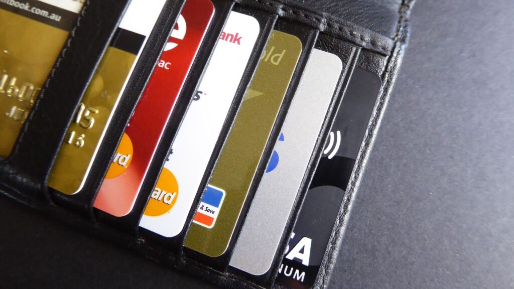 credit cards in wallet