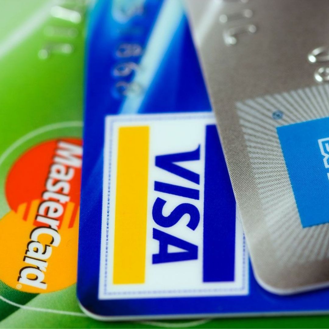 various credit cards